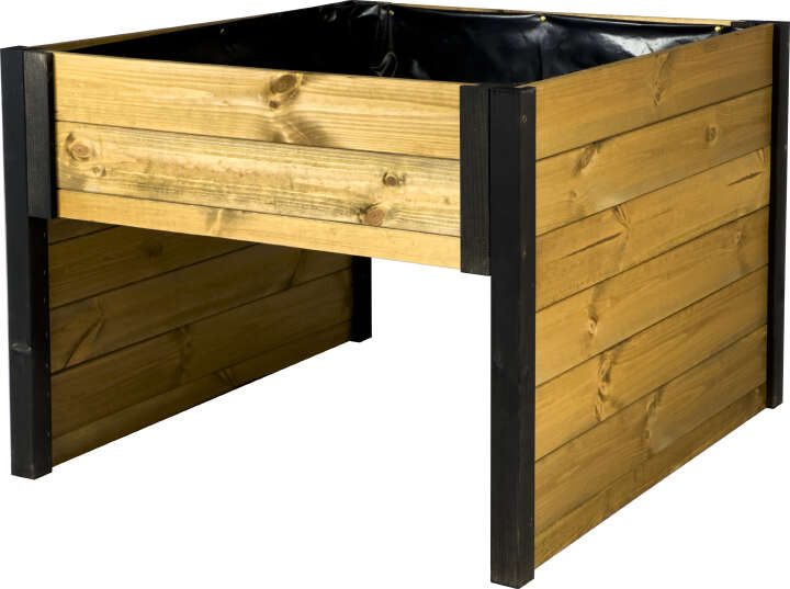 dobar Mährobotergarage mit integriertem Pflanzkasten